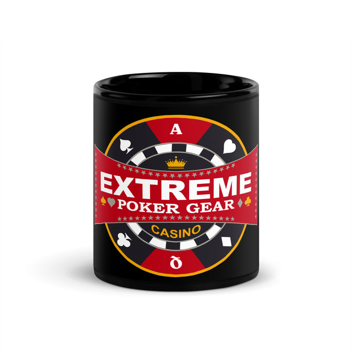 Extreme Poker Black Glossy Mug