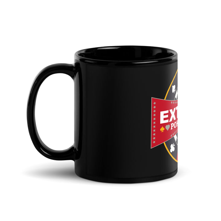 Extreme Poker Black Glossy Mug