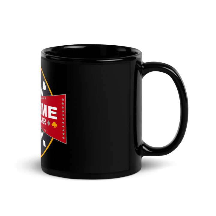 Extreme Poker Black Glossy Mug