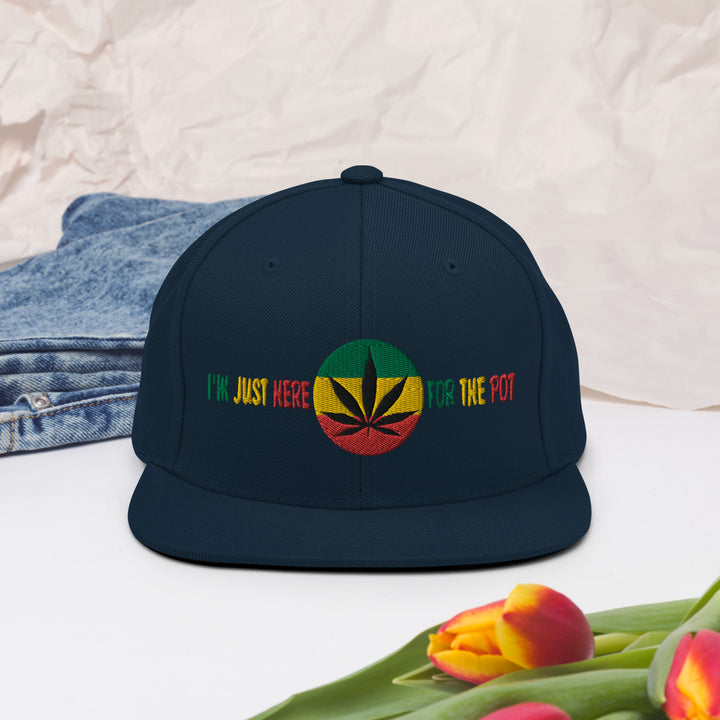 Just here fort The Pot Snapback Hat